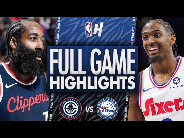 Los Angeles Clippers vs Philadelphia 76ers - Full Game Highlights | November 24, 2024-25 NBA Season