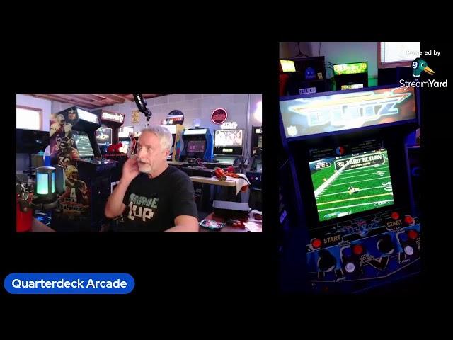 LIVE: Mod of Arcade1Up NFL Blitz from 4-Player to 2-Player Control Deck