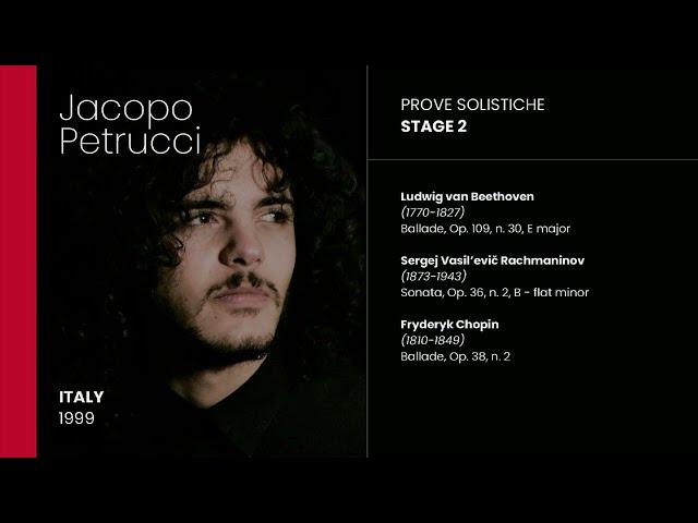 Piano FVG 2023 - Prove Solistiche / Stage 2 - Jacopo Petrucci