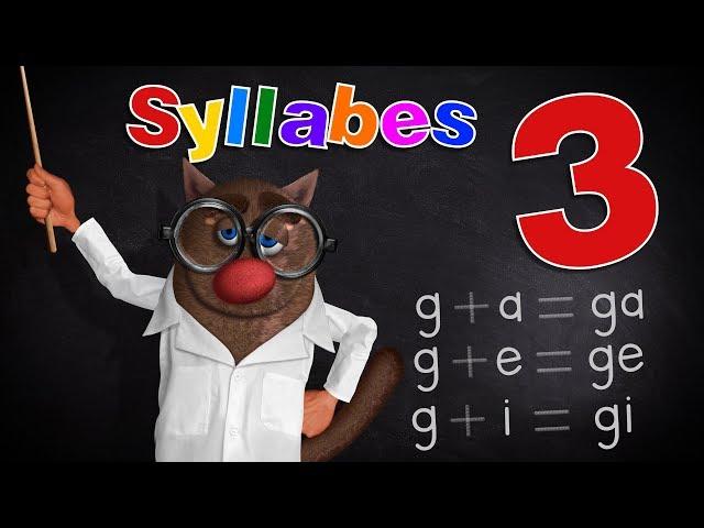 Foufou - Les Syllabes pour les enfants (Learn Syllables for kids) (Serie03) 4K