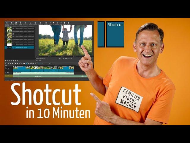 Shotcut Tutorial deutsch, Videoschnitt kostenlos für Anfänger