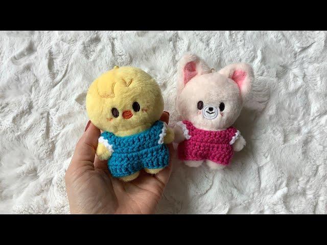 스키주인형 코바늘 점프수트 만들기 / 코바늘 10cm 인형옷