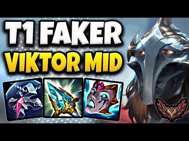T1 Faker Viktor vs Leblanc [ MID ] Patch 25.8 Korea Grandmaster 