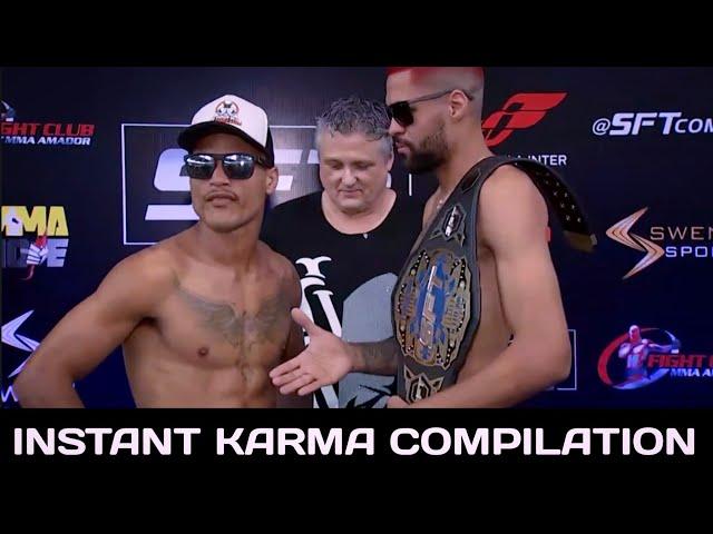 INSTANT KARMA  COMPILATION ▶ BEST MOMENTS Satisfyng Video MMA 2024 - HD