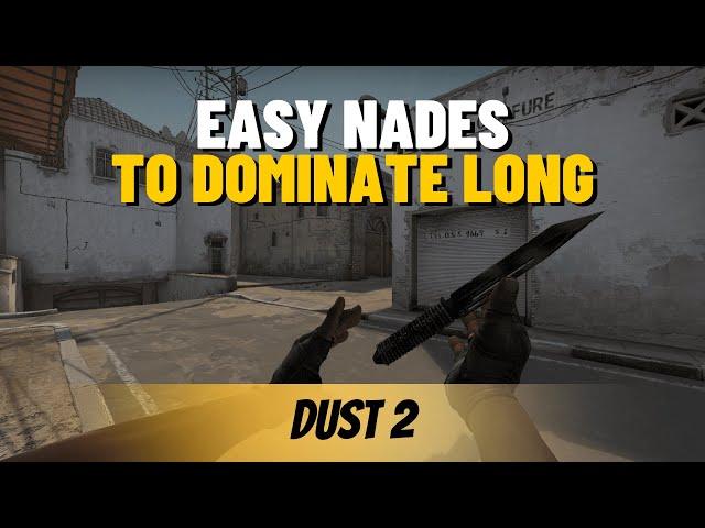 YOU NEED THIS NADES TO DOMINATE LONG ON DUST 2