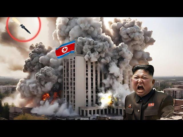 TODAY'S GREAT TRAGEDY! NORTH KOREA'S Presidential Palace Destroyed by US Hypersonic Missile