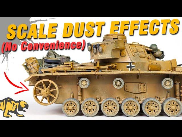 Dust Effects (Without Convenience Products) for Scale Models -- Panzer III N Tunisia