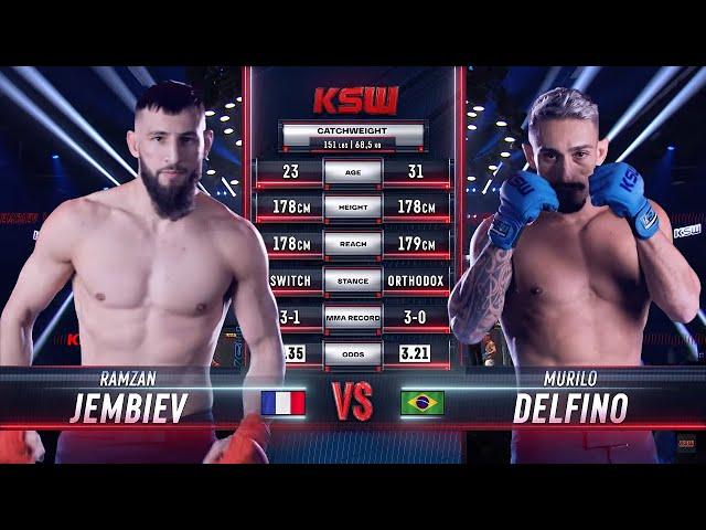 KSW Free Fight: Ramzan Jembiev vs. Murilo Delfino