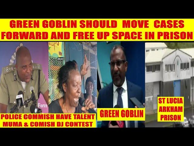 St. Lucia's Min Home Affairs  Mr. One Foot Peggy - Arkham Bordelais Prison  Green Goblin Connection.