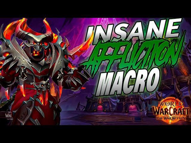 This BURST Macro for Affliction Warlock will make your DAMAGE Insane!