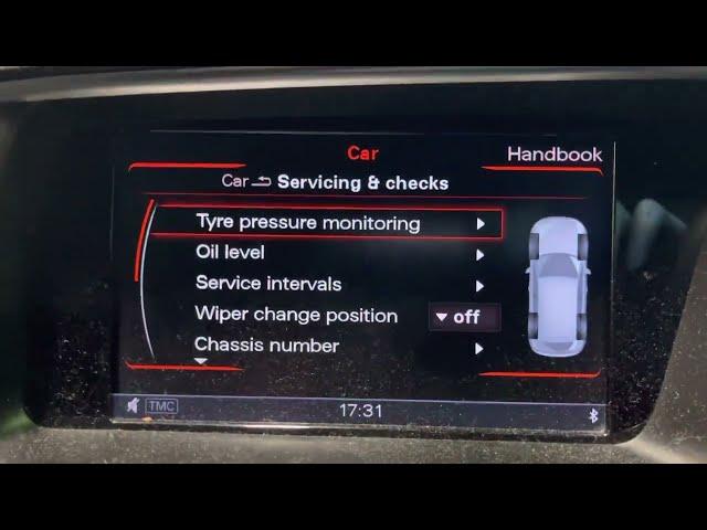 Audi Q5 Service Reset Service Due Message