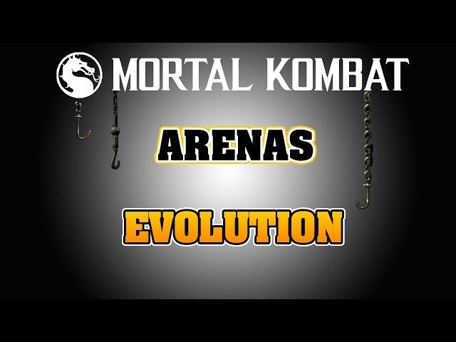 MORTAL KOMBAT arenas/stages evolution