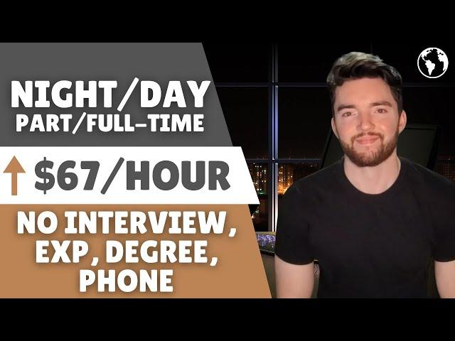 5 Best ⬆️$67/HOUR Work From Home Jobs You Can Do Anytime Night/Day/Weekend