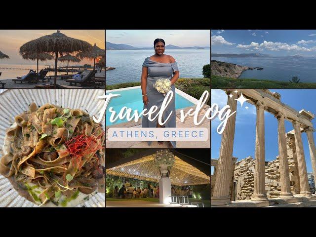 ATHENS GREECE Vlog | Destination Wedding | Travel Vlog | A Taste of Cath