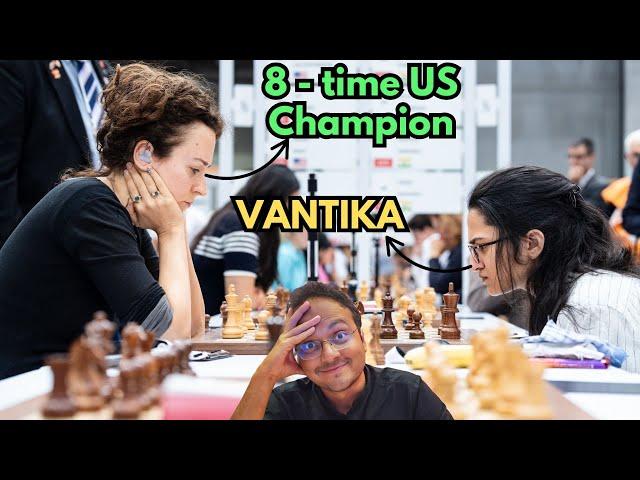 When Vantika delivered under pressure against 8-time US Champion Irina Krush