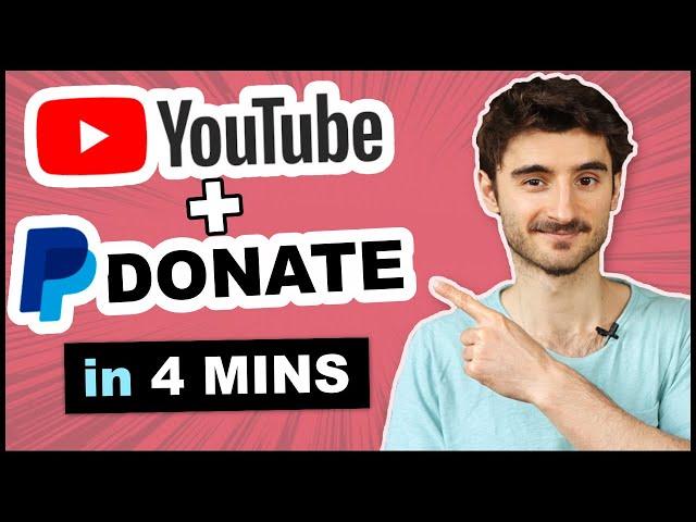 Add PayPal Donate Button to Youtube (in 4 mins)