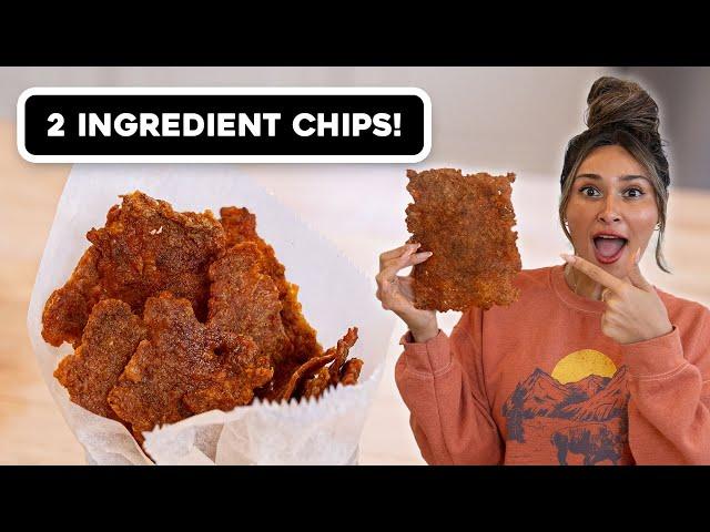 2 Ingredient Chips! Low Carb and Crispy Recipe