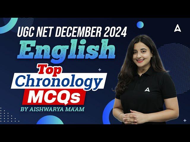 UGC NET December 2024 | Top Chronology MCQs for English Literature | By Aishwarya Ma'am