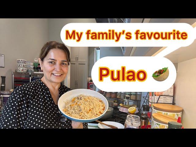 Special pulao for lunch  #pulaorecipe #desilivingincanada #rubyjaved