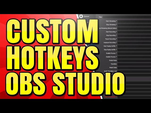 How to Create Custom Keyboard Shortcuts in OBS Studio