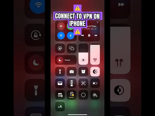 How to connect to a VPN on iPhone