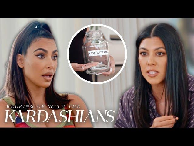 Kourtney & Kim Kardashian Try Out A 'Negativity Jar' to Keep the Peace | KUWTK | E!