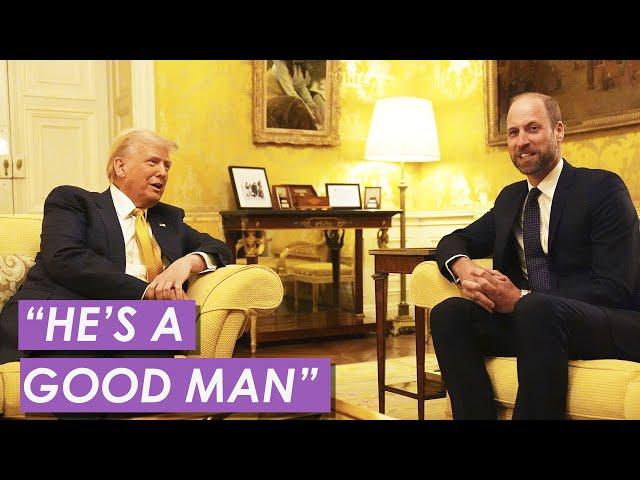 President-elect Trump Praises Prince William During Meeting in Paris