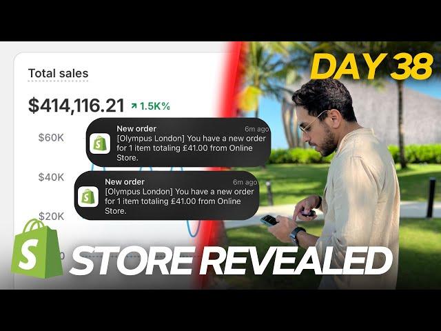 REVEALED $48,321/Sales Products & Store | 0 to $100k Dropshipping Challenge (DAY 38)