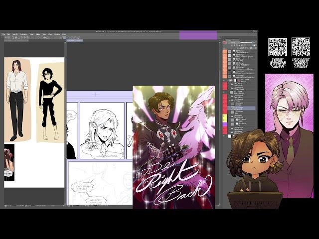 Make Comics with Sera | How to sketch, draw, and color | Project: Partners