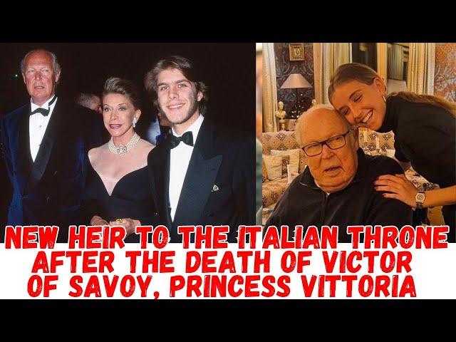 New Heir to the Italian Throne after the Death of Victor of Savoy, Princess Vittoria