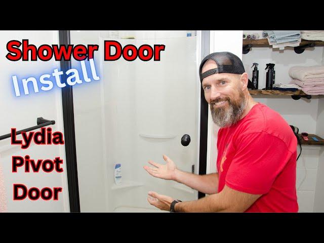 How to install a pivot Shower door (Lydia)