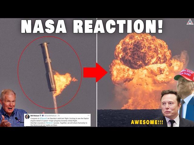 NASA just declared this after Starship's SIXTH Flight Booster EXPLOSION...Musk's reaction