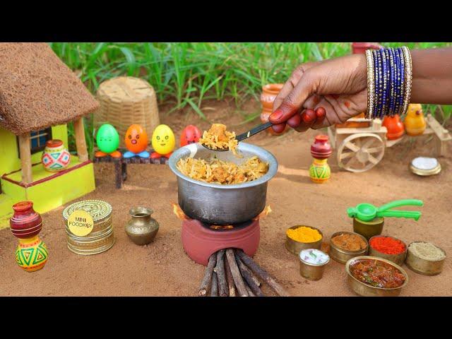 Miniature Full Chicken Biryani + Chicken Curry | Mini Foodkey