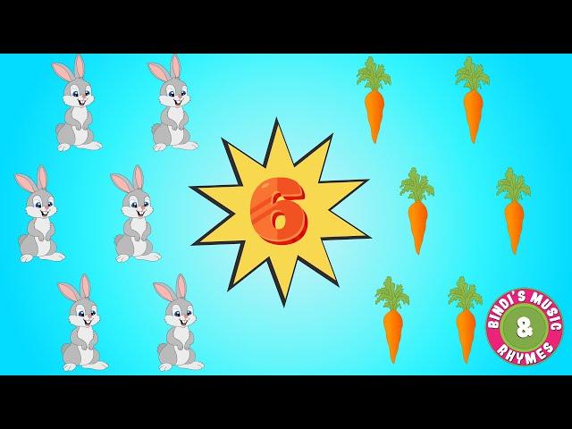 Number 6 Song | Learn Counting - Nursery Rhymes for kids | Bindi's Music & Rhymes