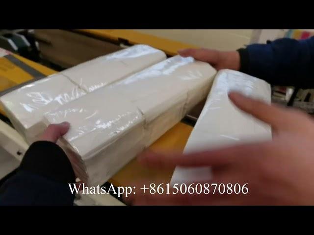 Good price Automatic 3 piles napkin tissue paper packing machine