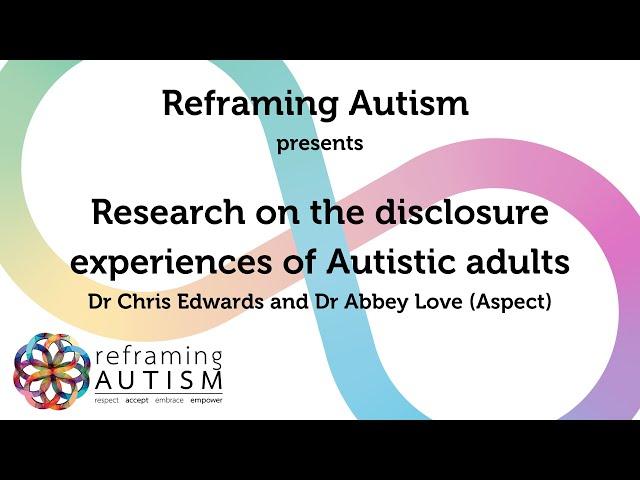 Research on disclosure experiences of Autistic adults