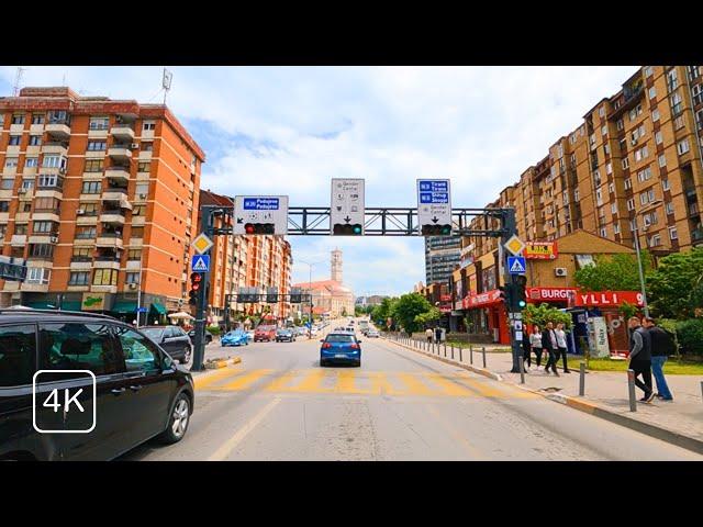 Pristina Kosovo - A tour of the city 4K