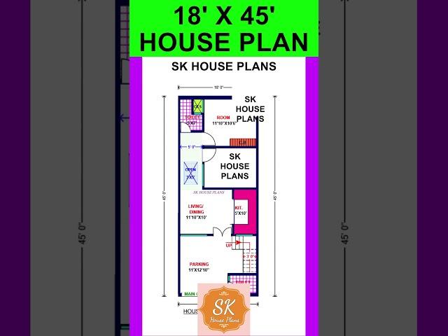 810 Sqft House Design / 90 gaj New House Map (S NO 2151)