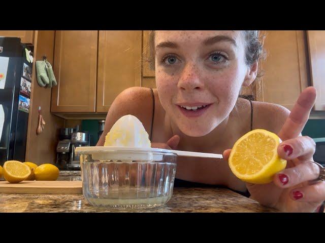 ASMR Making Lemonade for my Fiancé 