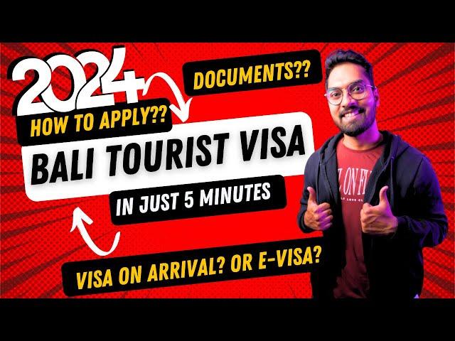 Bali Visa for Indians details 2024| How to apply for Bali visa | Bali Visa VS Bali e visa on arrival