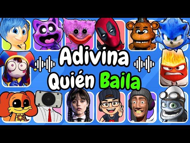 ¡ADIVINA 19 BAILES!¿Quién Baila Mejor?Deadpool️Kissy Missy Contigo🩷SonicMapache PedroCatnap