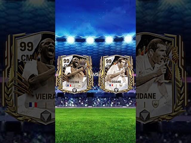 Vieira vs Zidane | fc mobile player comparison | #fcmobile #fifa #fifamobile #vs #easports