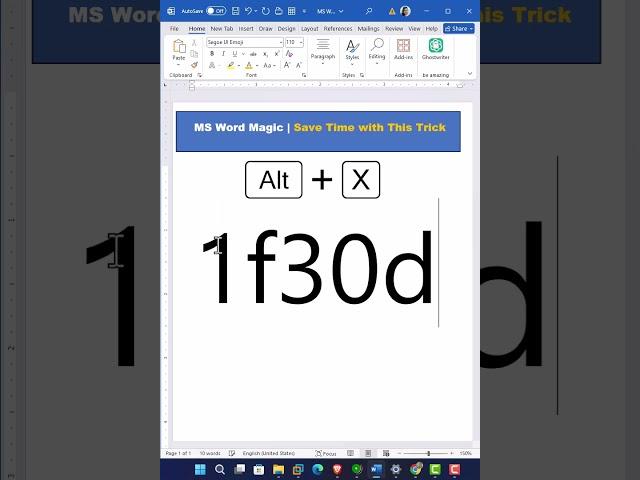 Hidden Symbols in MS Word