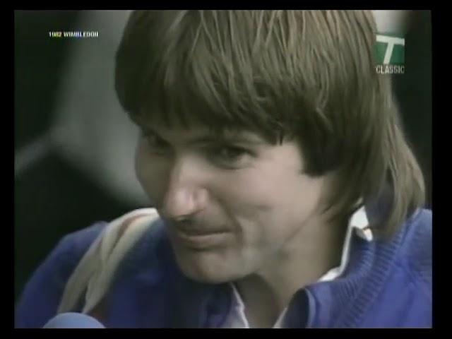 Wimbledon 1982 Final - After Match Interview with Bud Collins