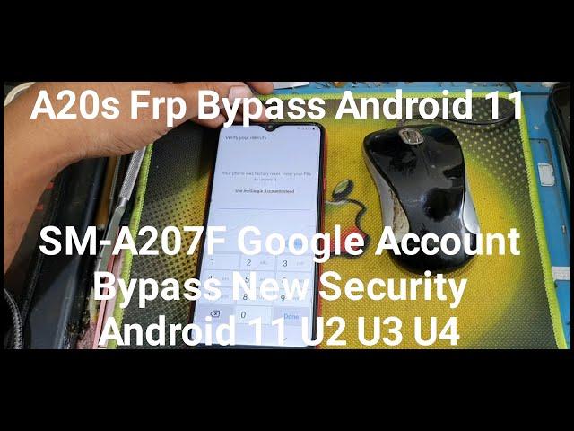 Samsung A20S Frp Bypass Android 11 U3 U4 SM-A207F Google Account Bypass New Security