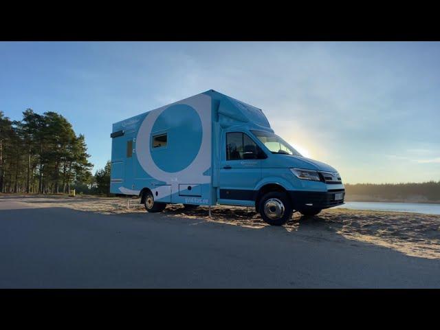 Mobile Vaccination unit and eye clinic truck based on MAN TGE (VW CRAFTER)