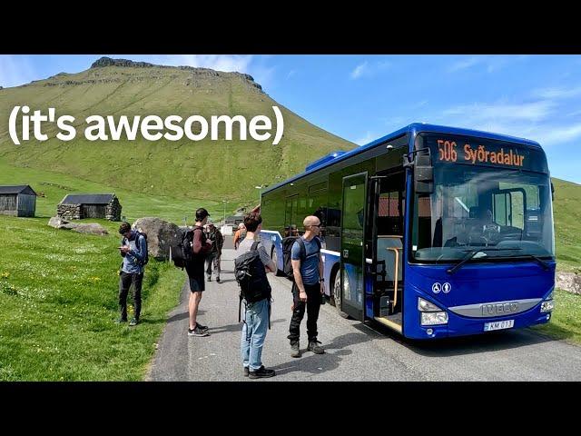 How Good is Public Transport in The Faroe Islands? I'll try as many modes as I can in a Single Day.