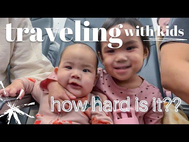 FIRST TIME FLYING WITH TWO KIDS | TRAVEL TIPS | INTERNATIONAL TRIP