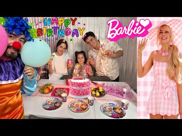 BARBİE DOĞUM GÜNÜ HAPPY BİRTHDAY ZEYNEP HİRANUR/بابا جاب لي بالون - جنى مقداد | طيور بيبي