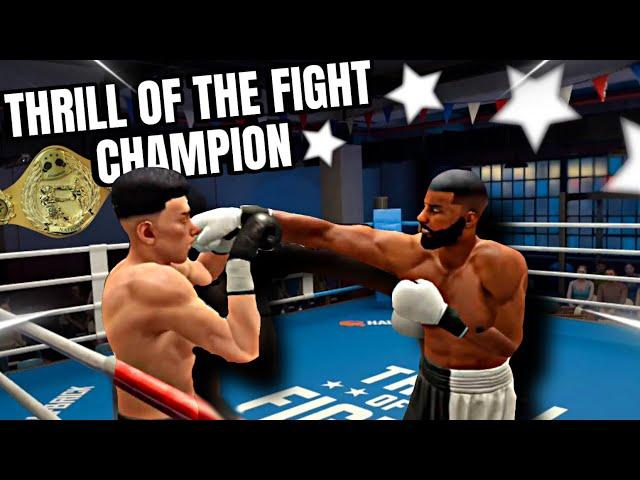 Knockout Champion in Thrill of the Fight 2 - VR Boxing League Tournament!